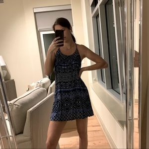 Printed summer tank dress